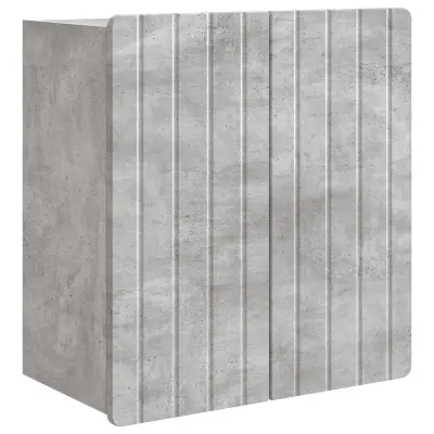 vidaXL Omara za steno Betonsko siva 59 x 31 x 64 cm Inženirski les