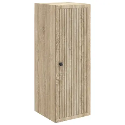 vidaXL Omara za steno Sonoma hrast 33 x 34,5 x 90 cm Inženirski les
