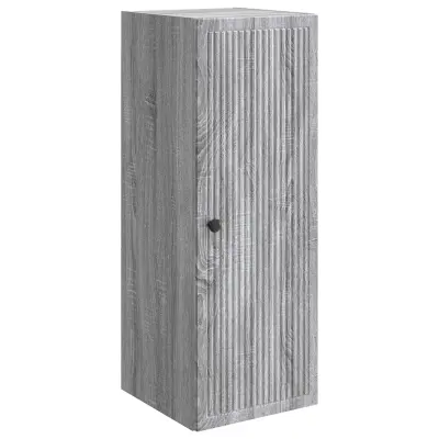 vidaXL Omara za steno Siva Sonoma 33 x 34,5 x 90 cm Inženirski les