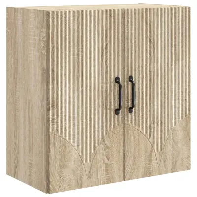 vidaXL Omara za steno Sonoma hrast 59 x 31 x 60 cm Inženirski les