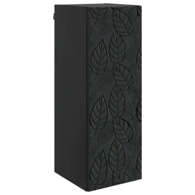 vidaXL Omara za steno Črna 33 x 34,5 x 90 cm Inženirski les