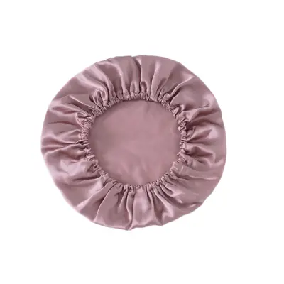 100% svilena spalna kapa za ženske Pink