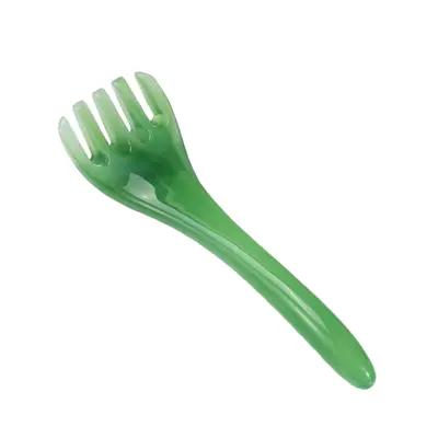 Masažer za glavo iz naravne smole Green