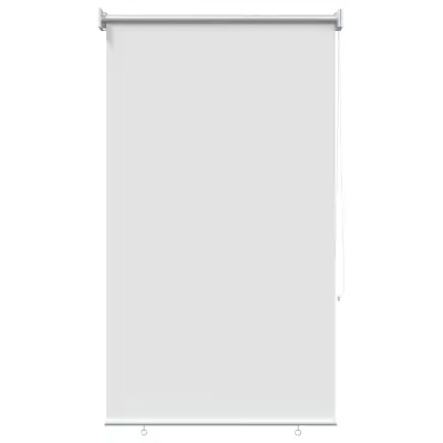 vidaXL Rolo zavesa z UV zaščito Bela 80 x 140 cm Poliester