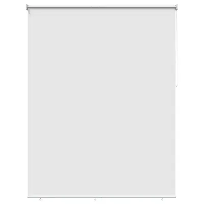 vidaXL Rolo zavesa z UV zaščito Bela 160 x 230 cm Poliester