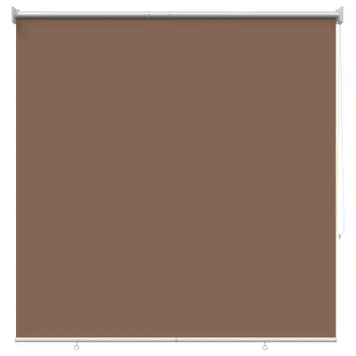 vidaXL Rolo zavesa z UV zaščito Taupe 120 x 140 cm Poliester