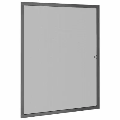 vidaXL Mreza proti insektom za okna Antracit 110 x 130 cm