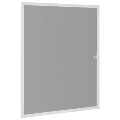 vidaXL Mreza proti insektom za okna Bela 120 x 140 cm