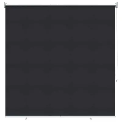 vidaXL Rolo zavesa z UV zaščito Antracit 140 x 230 cm Poliester