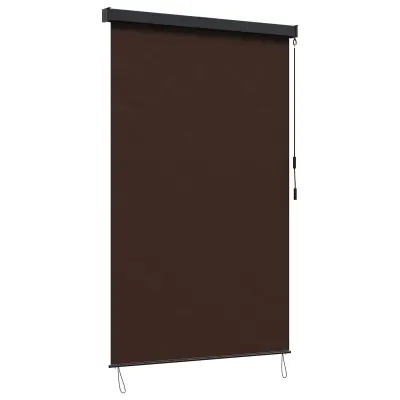 vidaXL Rolo Rjava 160 x 250 cm Tkanina in aluminij