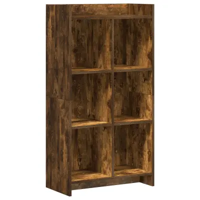 vidaXL Knjižna omara Dimljen hrast 59 x 30 x 111 cm Inženirski les