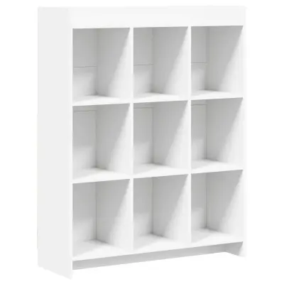 vidaXL Knjižna omara Bela 87,5 x 30 x 111 cm Inženirski les
