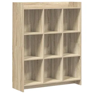 vidaXL Knjižna omara Sonoma hrast 87,5 x 30 x 111 cm Inženirski les