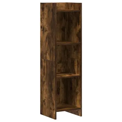 vidaXL Knjižna omara Dimljen hrast 30 x 30 x 111 cm Inženirski les