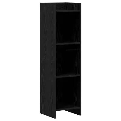 vidaXL Knjižna omara Črni hrast 30 x 30 x 111 cm Inženirski les