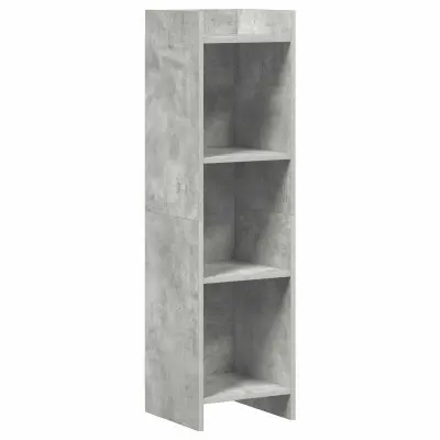 vidaXL Knjižna omara Betonsko siva 30 x 30 x 111 cm Inženirski les