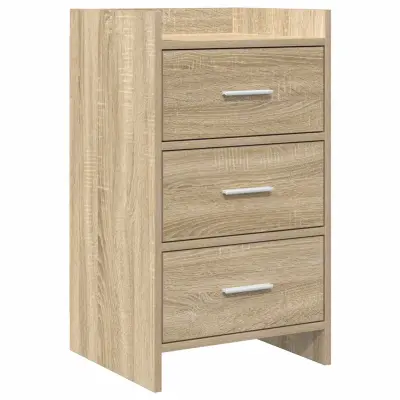 vidaXL Posteljne mize Sonoma hrast 40 x 36 x 70 cm Inženirski les