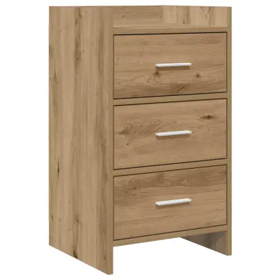 vidaXL Posteljne mize Artisan hrast 40 x 36 x 70 cm Inženirski les