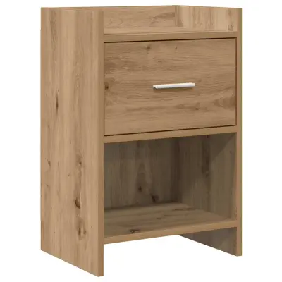 vidaXL Posteljne mize Artisan hrast 40 x 30 x 60 cm Inženirski les