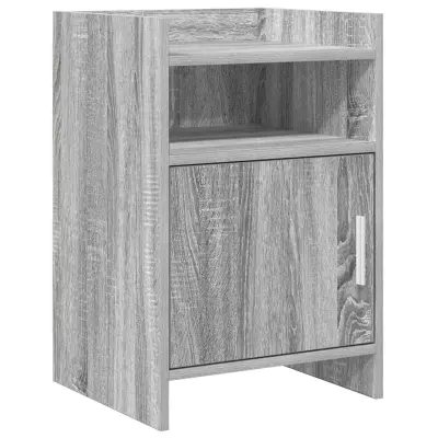 vidaXL Posteljne mize Siva Sonoma 40 x 36 x 60 cm Inženirski les