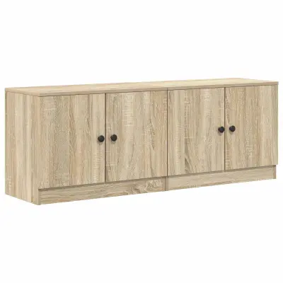 vidaXL Posteljna omarica z vrati 2 pcs Sonoma hrast 66 x 35 x 48 cm