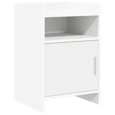 vidaXL Posteljne mize Bela 40 x 36 x 60 cm Inženirski les