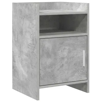 vidaXL Posteljne mize Betonsko siva 40 x 36 x 60 cm Inženirski les