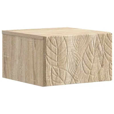 vidaXL Stenski nočni omarici Sonoma hrast 49 x 34,5 x 20 cm