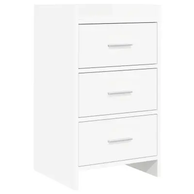 vidaXL Posteljne mize Bela 40 x 36 x 70 cm Inženirski les