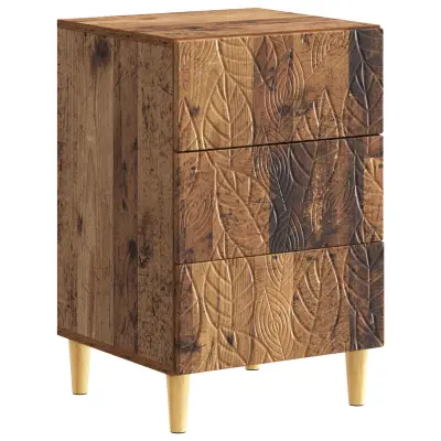 vidaXL Nočna omarica Star les 43 x 39,5 x 66,5 cm Inženirski les
