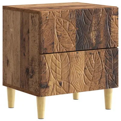 vidaXL Nočna omarica Star les 43 x 34,5 x 48 cm Inženirski les