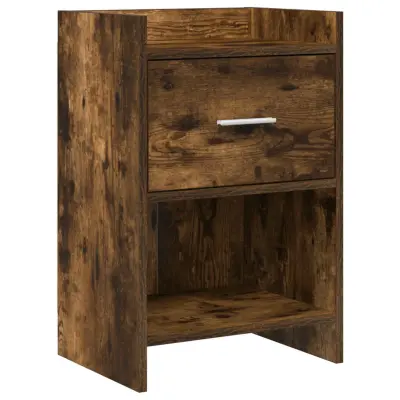 vidaXL Posteljne mize Dimljen hrast 40 x 30 x 60 cm Inženirski les