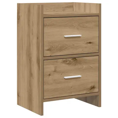 vidaXL Posteljne mize Artisan hrast 40 x 30 x 60 cm Inženirski les