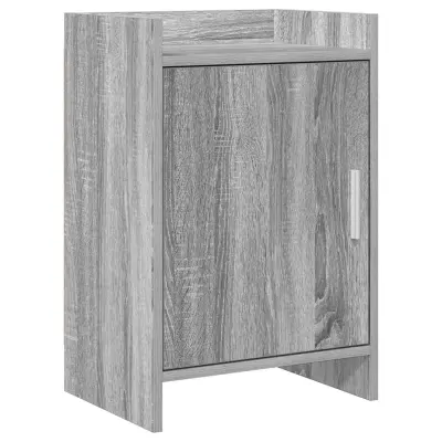vidaXL Posteljne mize Siva Sonoma 40 x 30 x 60 cm Inženirski les