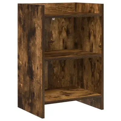 vidaXL Posteljne mize Dimljen hrast 40 x 30 x 60 cm Inženirski les