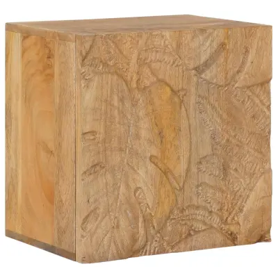 vidaXL Ročno izdelana nočna omarica Teak rjava 40x30x40 cm