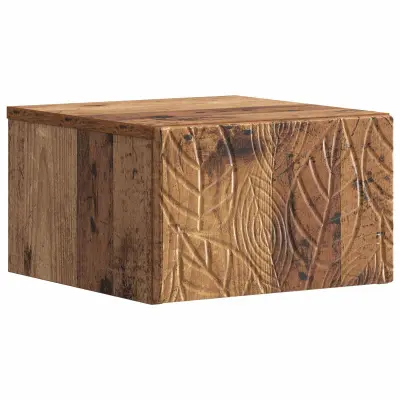 vidaXL Stenski nočni omarici Star les 49 x 34,5 x 20 cm Inženirski les