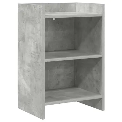 vidaXL Posteljne mize Betonsko siva 40 x 30 x 60 cm Inženirski les
