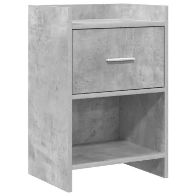 vidaXL Posteljne mize Betonsko siva 40 x 30 x 60 cm Inženirski les