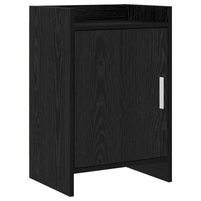 vidaXL Posteljne mize Črni hrast 40 x 30 x 60 cm Inženirski les