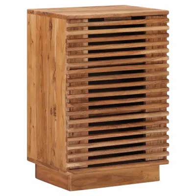 vidaXL Ročno izdelana nočna omarica Teak rjava 40 x 30 x 60 cm