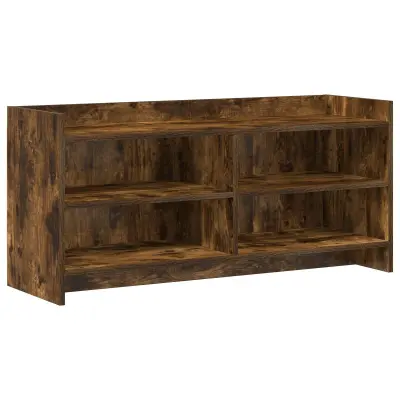 vidaXL TV omarica 100 x 33 x 47 cm Dimljen hrast Inženirski les