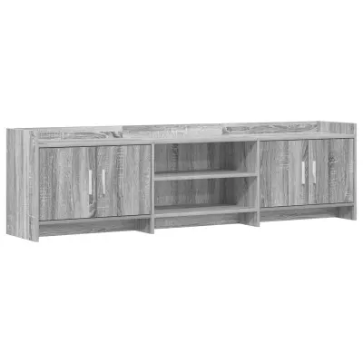 vidaXL TV omarica 168 x 33 x 47 cm Siva Sonoma Inženirski les
