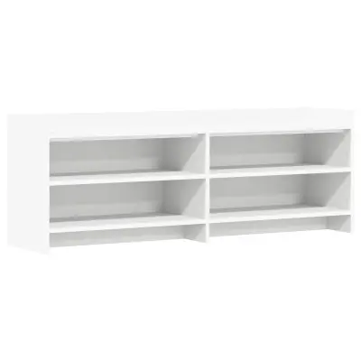 vidaXL TV omarica 135 x 33 x 47 cm Bela Inženirski les