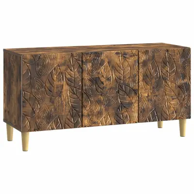 vidaXL TV omarica 99 x 34,5 x 50 cm Dimljen hrast Inženirski les