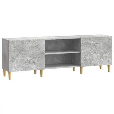 vidaXL TV omarica 150 x 31 x 50 cm Betonsko siva Inženirski les