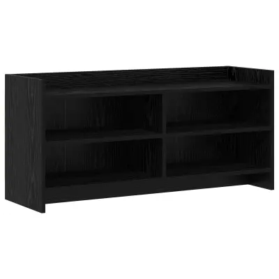 vidaXL TV omarica 100 x 33 x 47 cm Črni hrast Inženirski les
