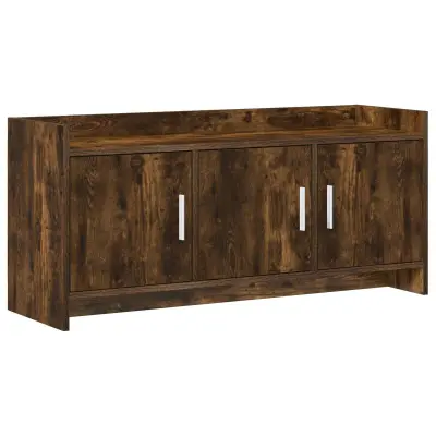 vidaXL TV omarica 102 x 33 x 47 cm Dimljen hrast Inženirski les