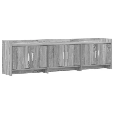 vidaXL TV omarica 168 x 33 x 47 cm Siva Sonoma Inženirski les