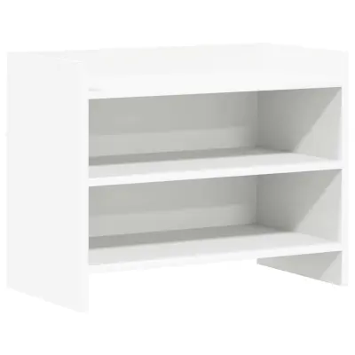 vidaXL TV omarica 60 x 33 x 47 cm Bela Inženirski les